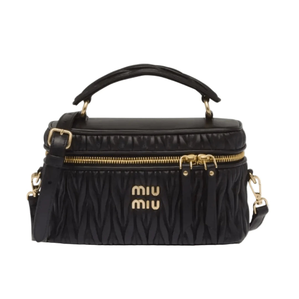 OUVALIA Luxury Edit | Miu Miu Pocket Shoulder Bag Brown
