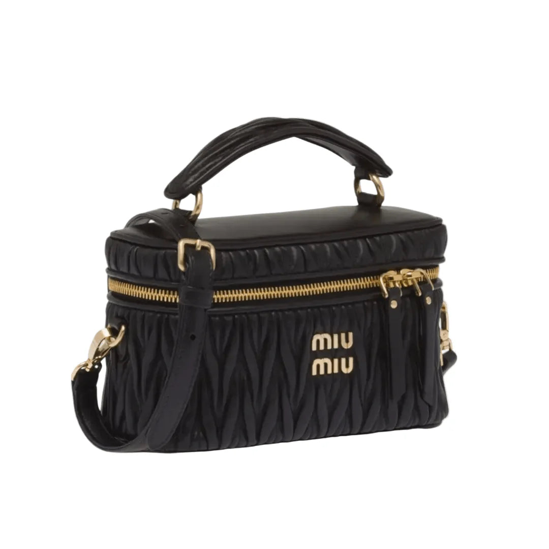 OUVALIA Luxury Edit | Miu Miu Pocket Shoulder Bag Brown