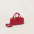 OUVALIA Luxury Edit | Miu Miu Arcadie Leather Red Bag
