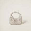 OUVALIA Luxury Edit | Miu Miu Small Wander Quilted Nappa Leather Hobo Bag