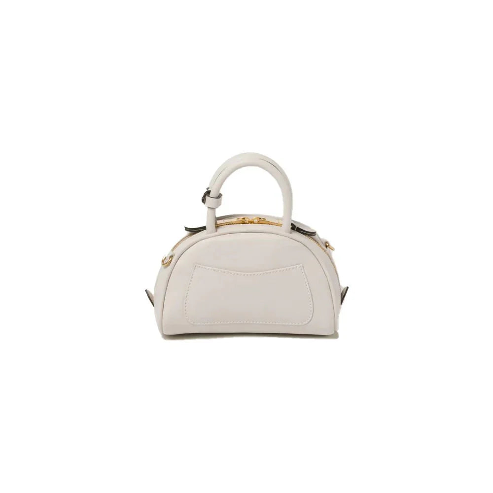 OUVALIA Luxury Edit | Miu Miu Vernice Branded Leather Top-Handle Bag