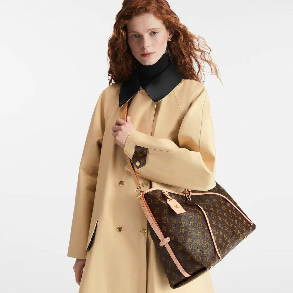 OUVALIA Luxury Edit |  Louis Vuitton Carryall MM Brown