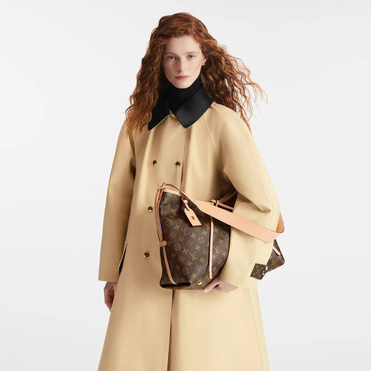 OUVALIA Luxury Edit |  Louis Vuitton Carryall MM Brown