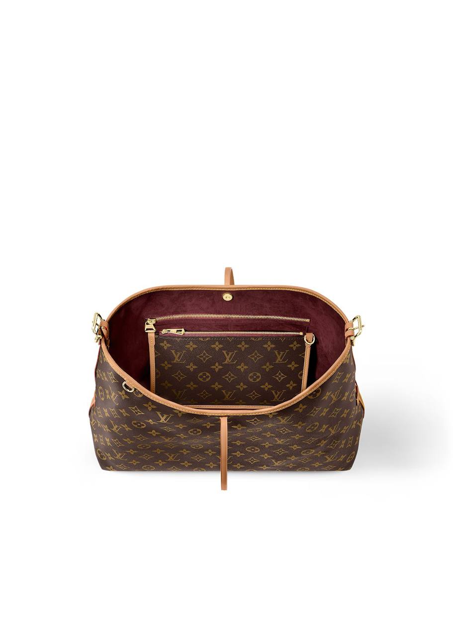 OUVALIA Luxury Edit |  Louis Vuitton Carryall MM Brown