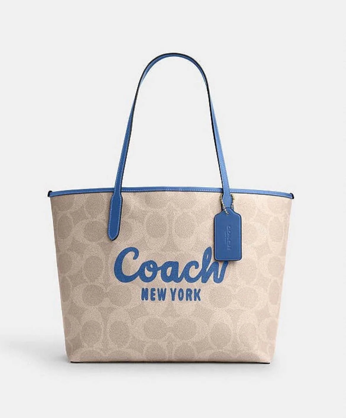 OUVALIA Luxury Edit | Coach City Tote Bag In Signature Canvas