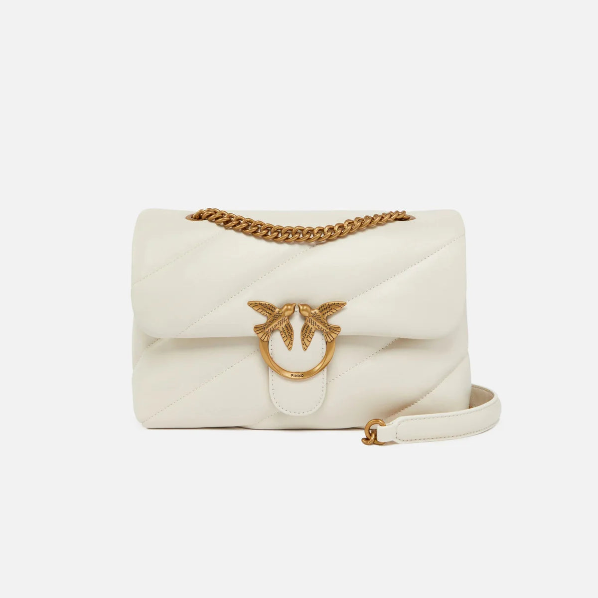 OUVALIA Luxury Edit | Pinko  Love Baby Puff Leather Crossbody Bag