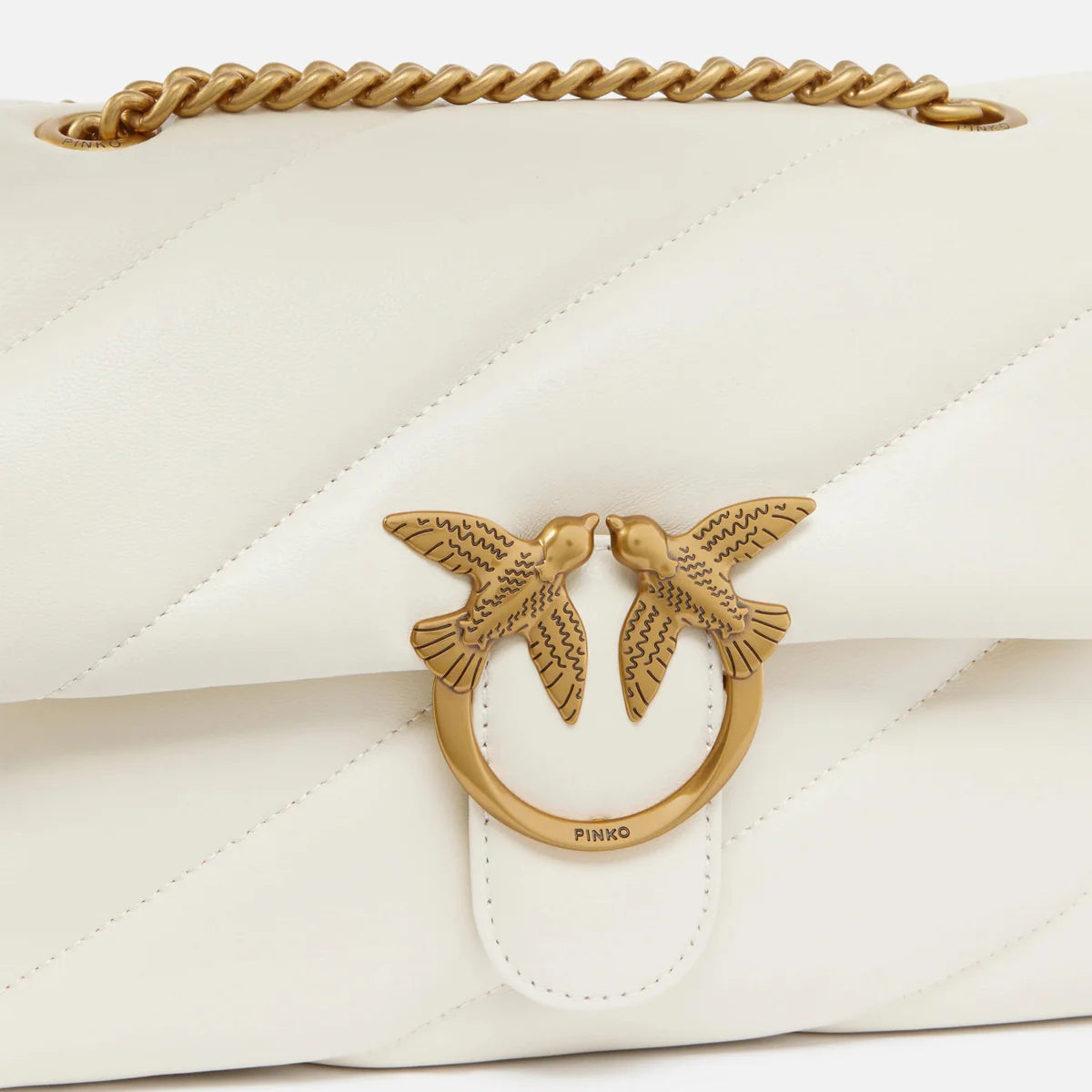 OUVALIA Luxury Edit | Pinko  Love Baby Puff Leather Crossbody Bag