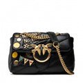 OUVALIA Luxury Edit | Pinko Love Mini Puff Party Cl Golden Metal