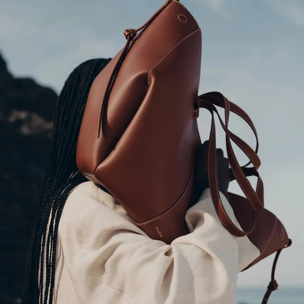 OUVALIA Luxury Edit | Polène Cyme Edition Textured Cognac