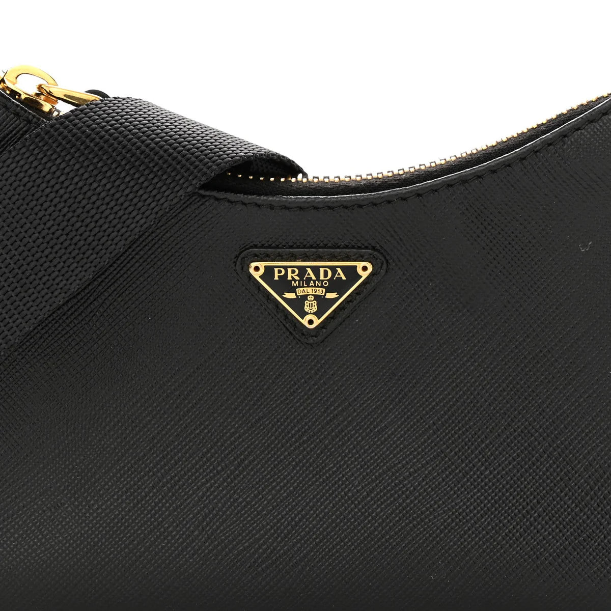 OUVALIA Luxury Edit | Prada Saffiano Lux Mini Shoulder Bag Black