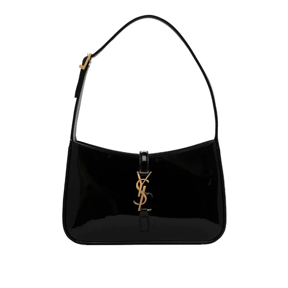OUVALIA Luxury Edit | Yves Saint Laurent Black Hobo Bag