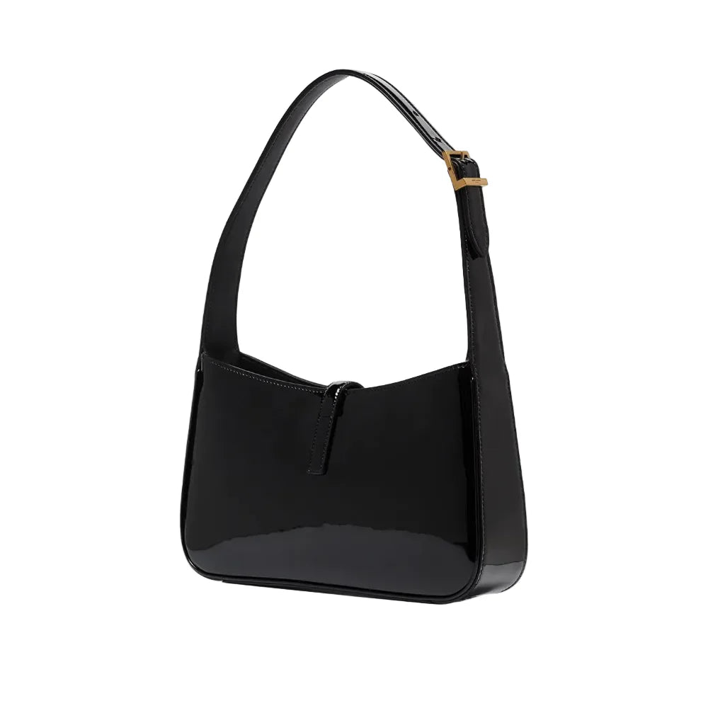 OUVALIA Luxury Edit | Yves Saint Laurent Black Hobo Bag