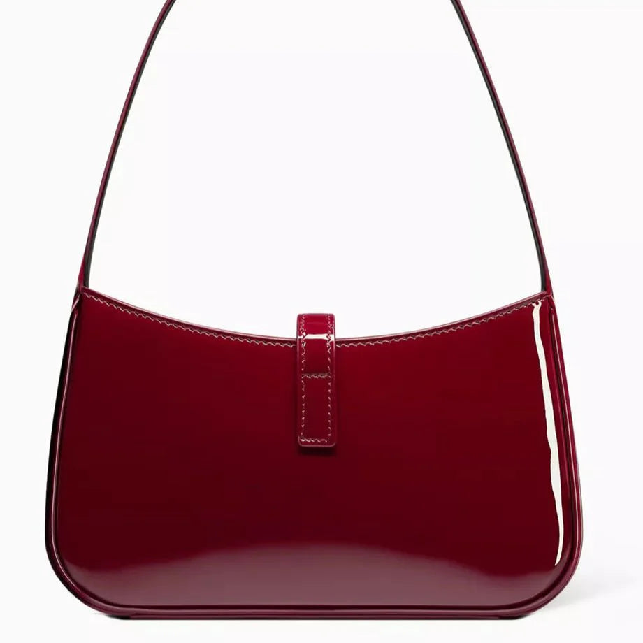 OUVALIA Luxury Edit | YSL Burgundy Hobo Bag