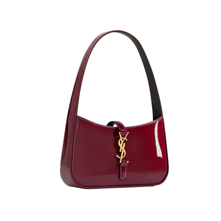 OUVALIA Luxury Edit | YSL Burgundy Hobo Bag