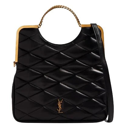 OUVALIA Luxury Edit | Yves Saint Laurent Cerniera Quilted Leather Top-Handle Bag