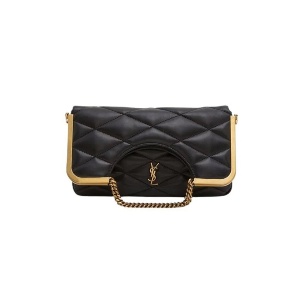 OUVALIA Luxury Edit | Yves Saint Laurent Cerniera Quilted Leather Top-Handle Bag