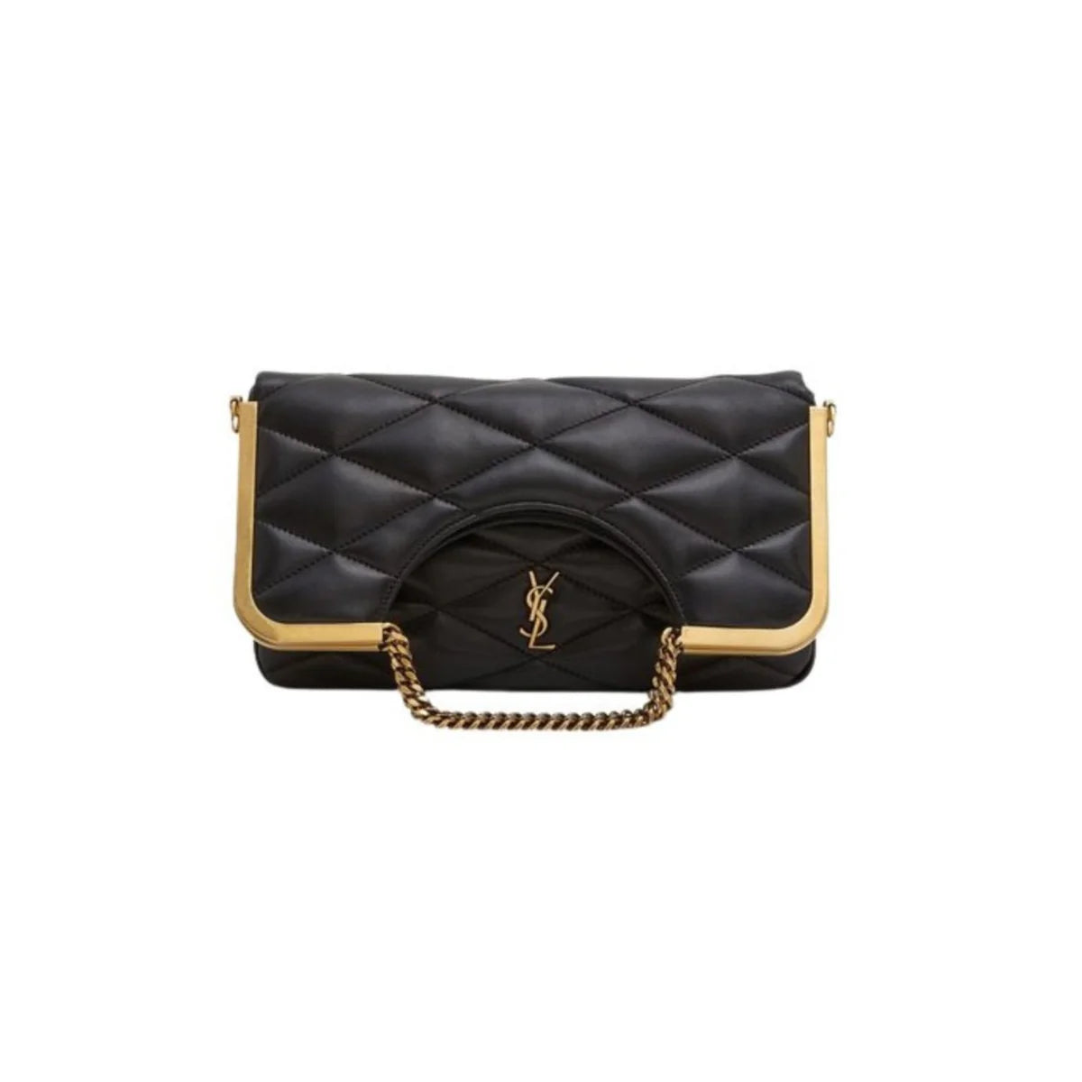 OUVALIA Luxury Edit | Yves Saint Laurent Cerniera Quilted Leather Top-Handle Bag